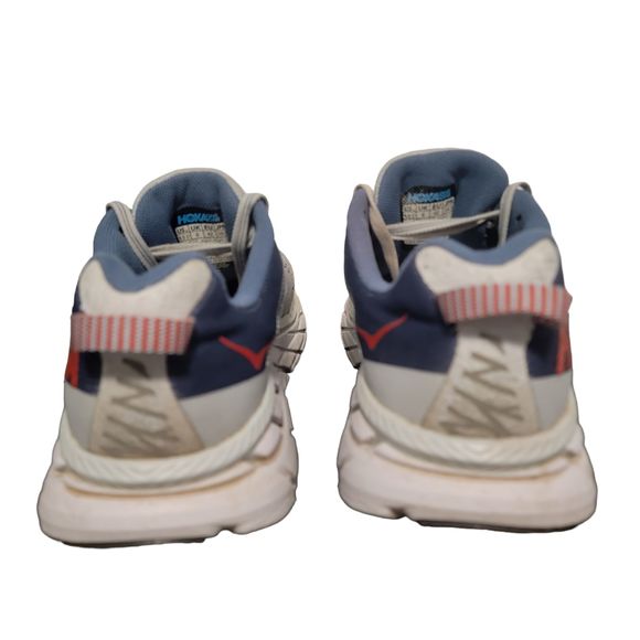 Hoka One One Womens Clifton 6 Gray Blue Lace Up Low Top Running Shoes Size 9.5 D - Picture 8 of 9